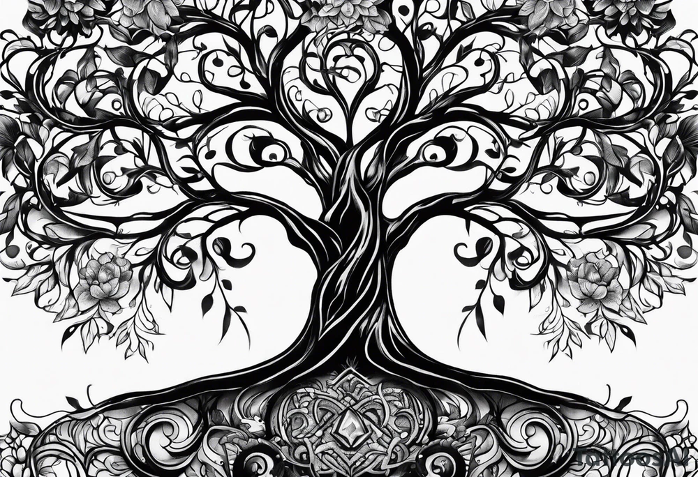 tree of life tattoo idea