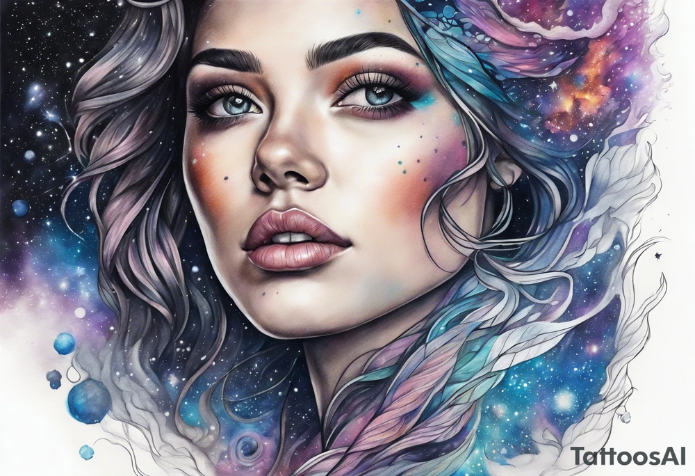 Nebula tattoo idea