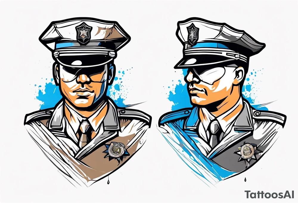 dirty officer tattoo idea