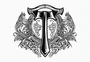 Valhalla axe tattoo idea