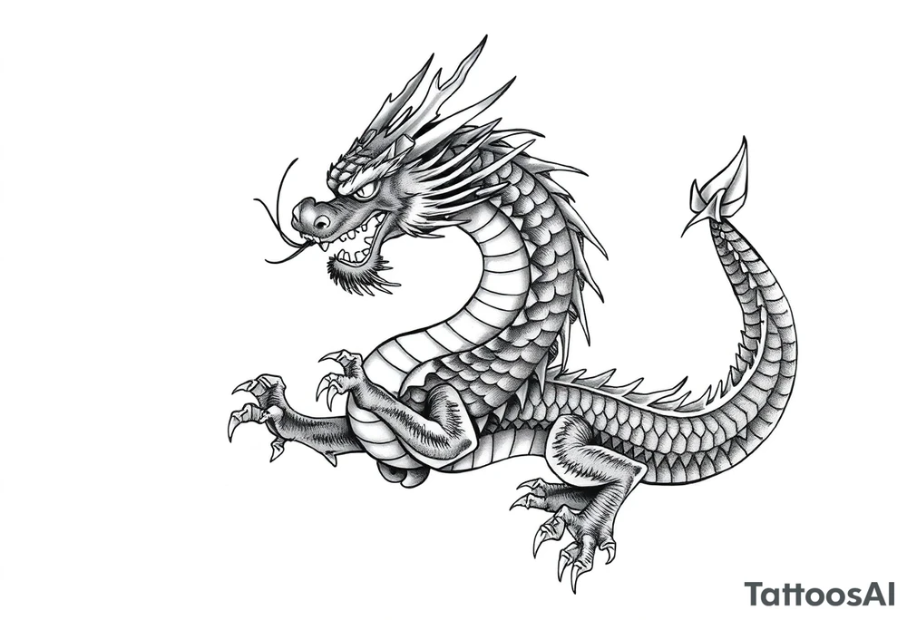 dragon tattoo idea