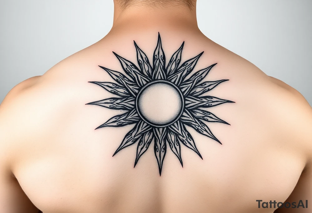 Luciano sun tattoo idea