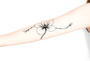Flower that represents a he birth months September tattoo idea