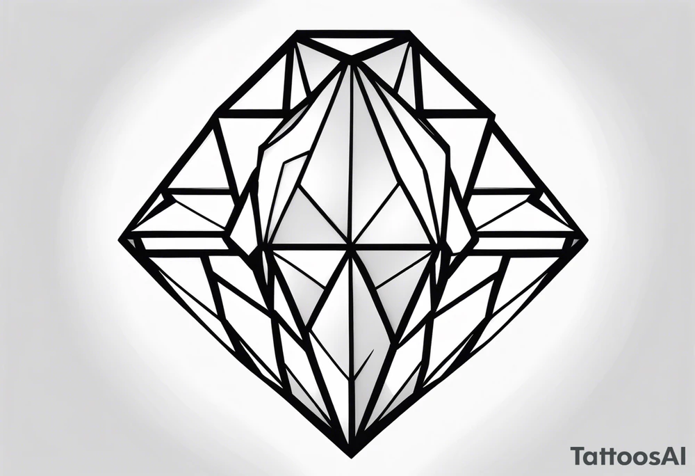 diamond tattoo idea