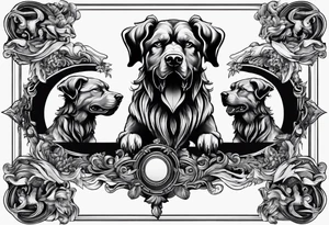 Cerberus greek tattoo idea