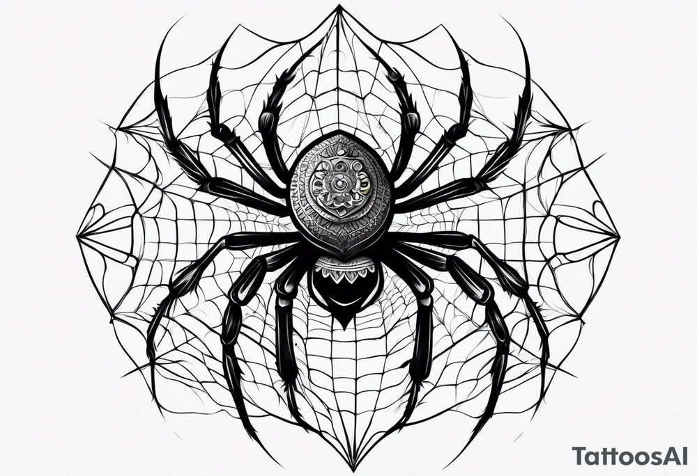 spider stanced tattoo idea