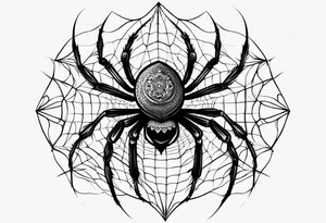 spider stanced tattoo idea