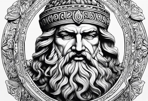 Greek god meletus tattoo idea
