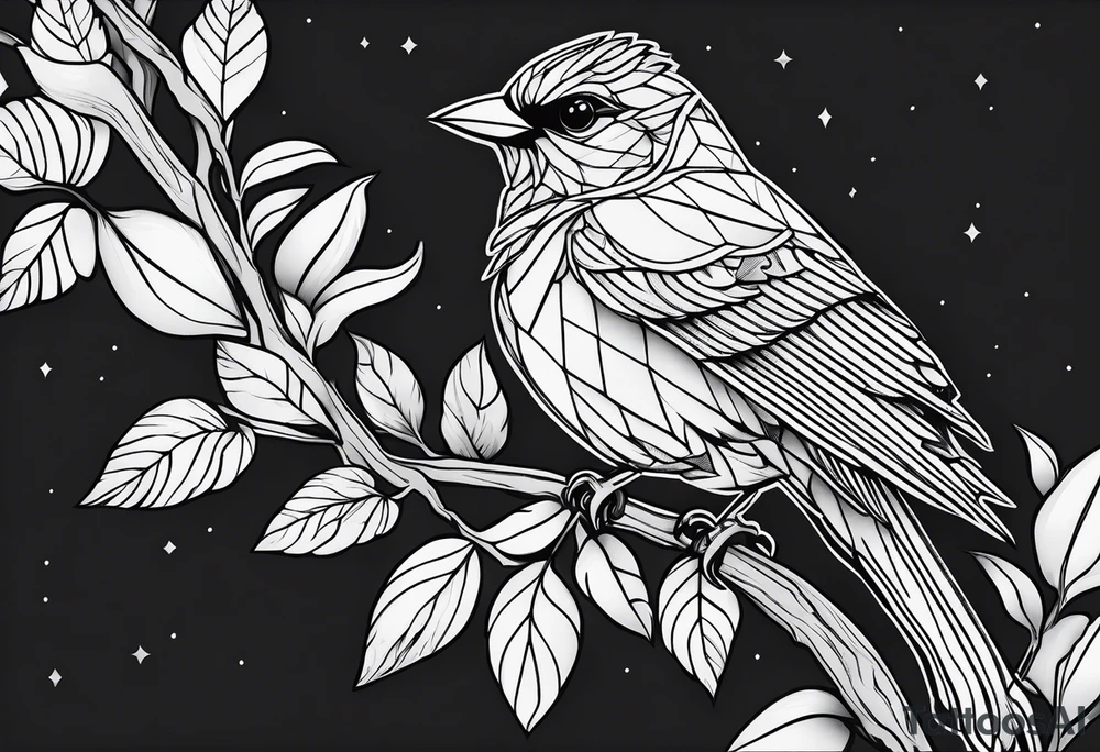 Birdoak tattoo idea