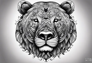 Touro
Urso 
Mercados financeiros tattoo idea