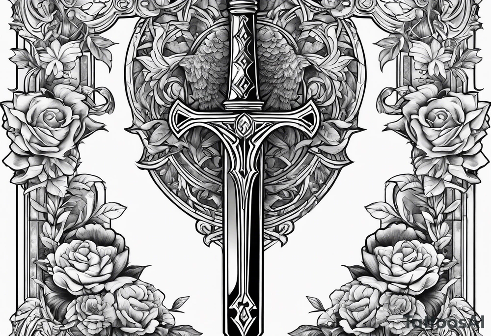 Master sword tattoo idea