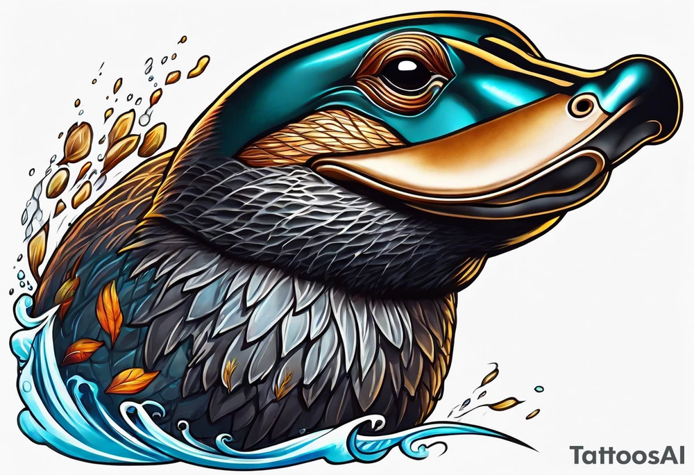 platypus tattoo idea