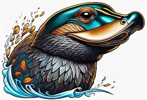 platypus tattoo idea