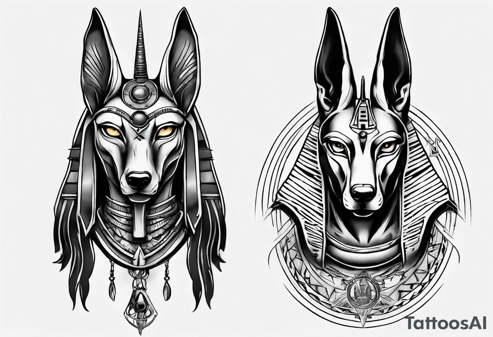 anubis tattoo idea
