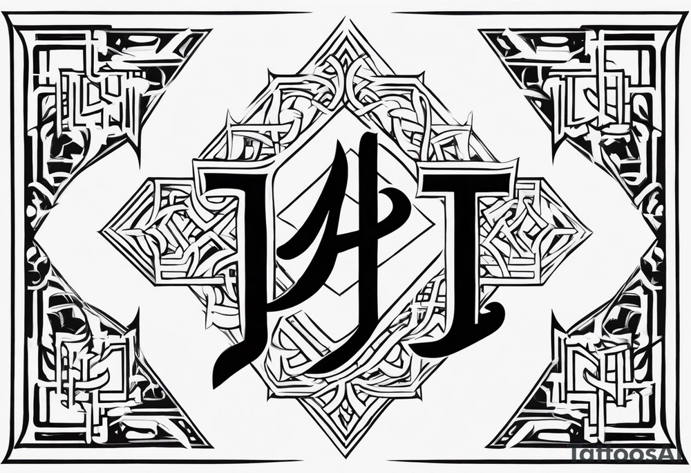 christian hebrew tattoo idea