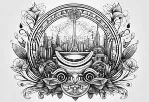 TOMORROWLAND life music tattoo idea