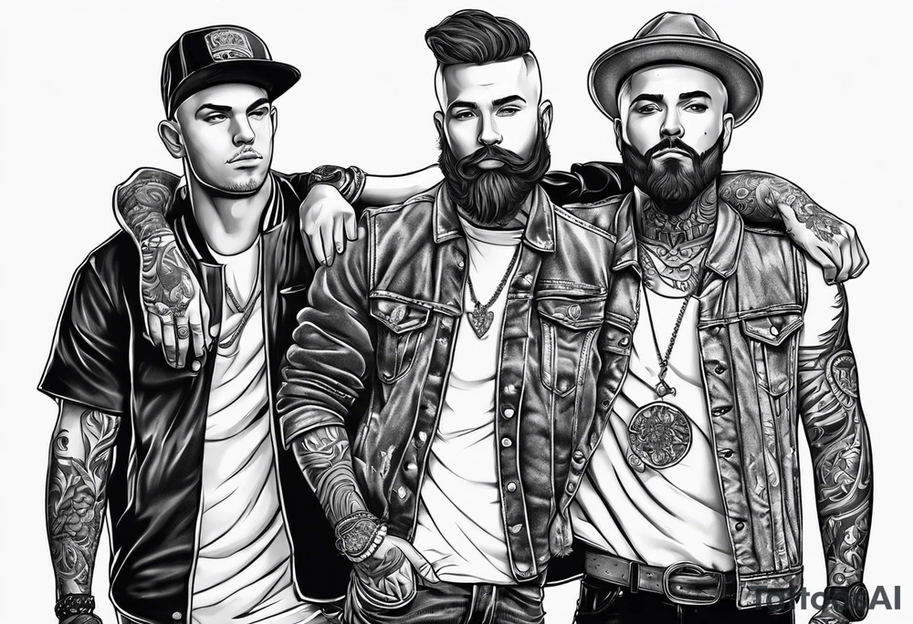masculine friendship tattoo idea tattoo idea