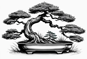 bonsai tattoo idea