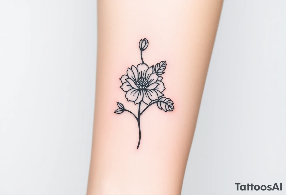 Floral urology inspired tattoo tattoo idea