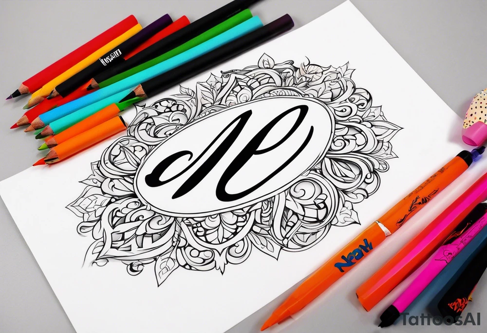 Nevaeh tattoo idea
