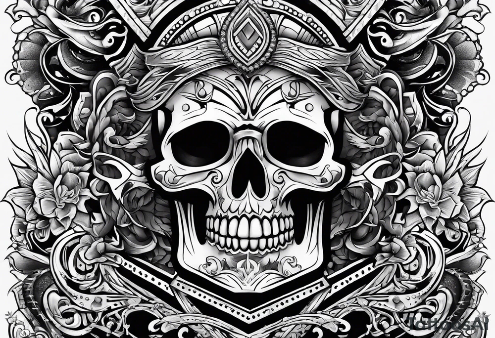 Rock a billy tattoo idea