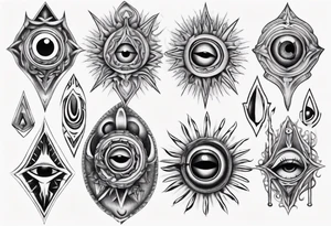 Tool band eye tattoo idea