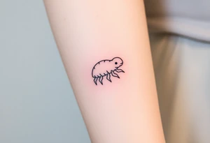 tardigrade, water bear, cute, baby, endurance, resilience, 8 legs tattoo idea