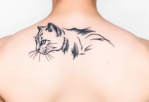 Black Cat tattoo idea