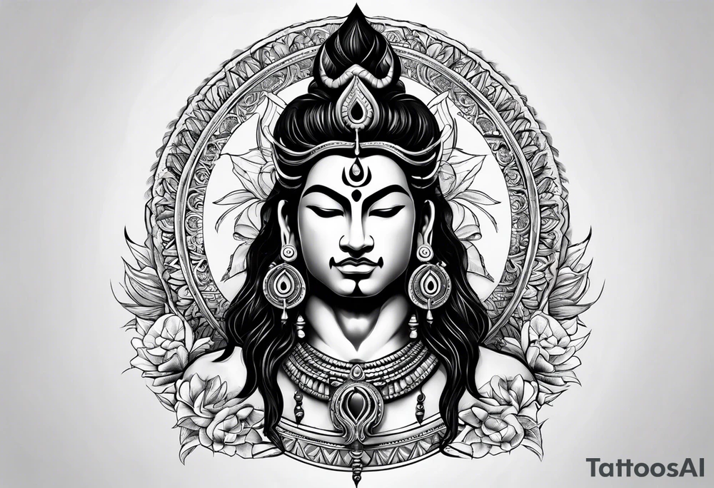 Shiva tattoo, warrior tattoo idea