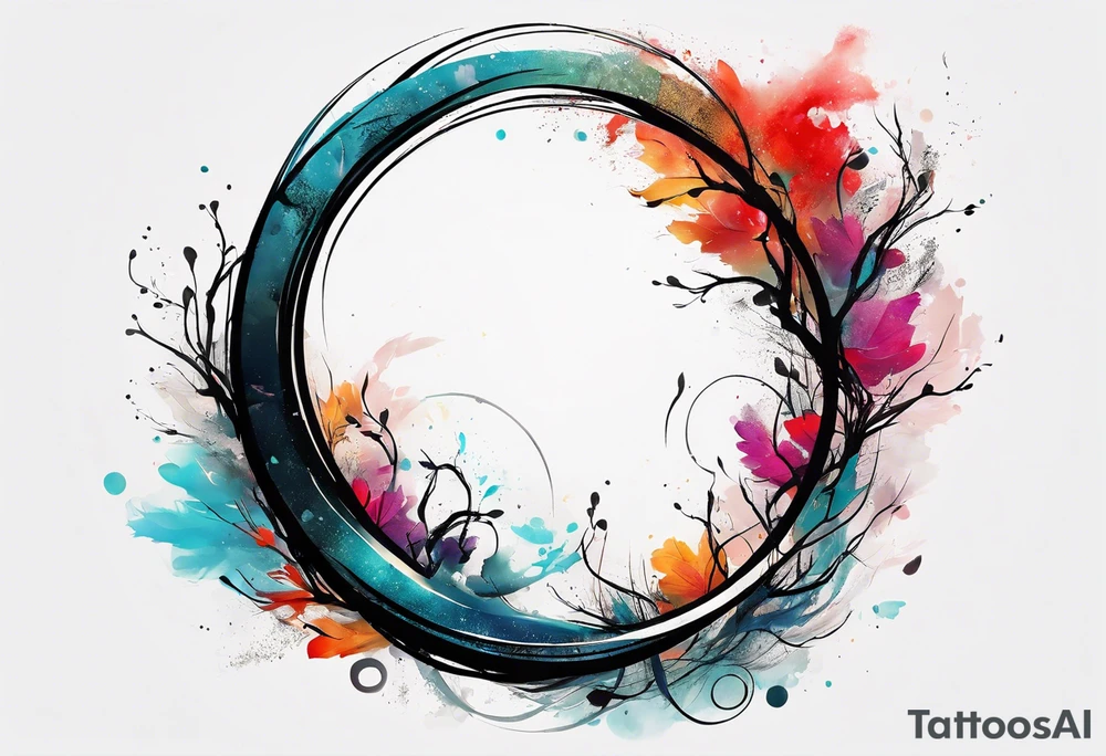 Enso with "integrity" tattoo idea