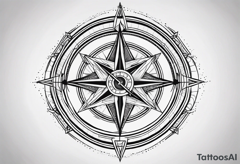 Ubuntu and compass integrates tattoo idea