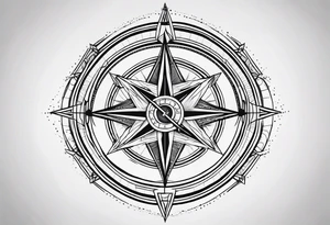 Ubuntu and compass integrates tattoo idea