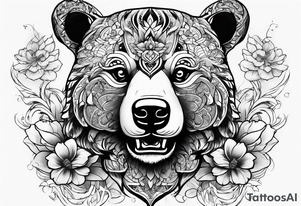 yakuza tattoo teddy bear tattoo idea