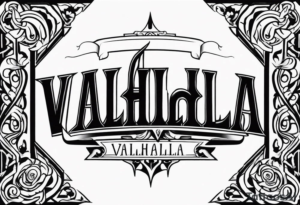Valhalla tattoo idea