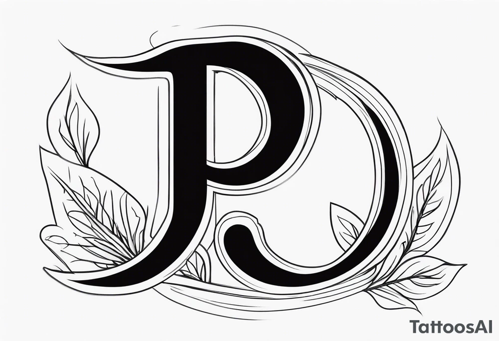 J R initial tattoo tattoo idea