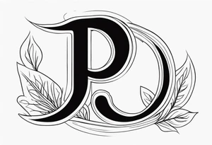 J R initial tattoo tattoo idea