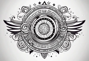Own god forearm tattoo idea