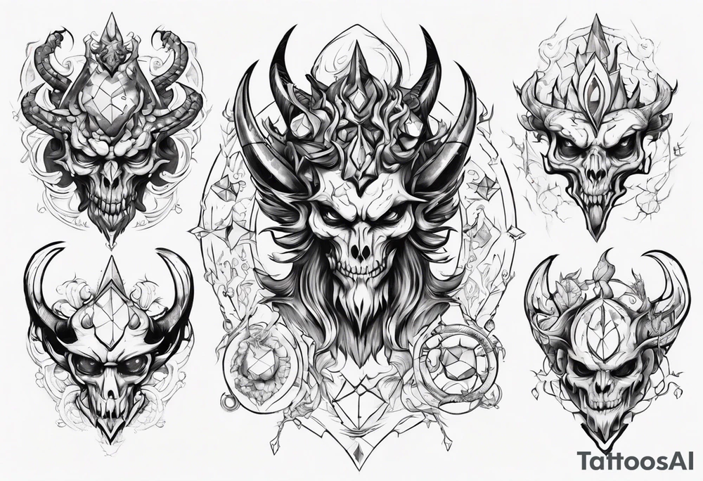 The Demon Stolas, a Prince of Hell who is obsessed with gems, knowledge of astrology and poisonous gems. tattoo idea