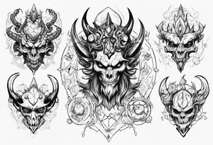 The Demon Stolas, a Prince of Hell who is obsessed with gems, knowledge of astrology and poisonous gems. tattoo idea