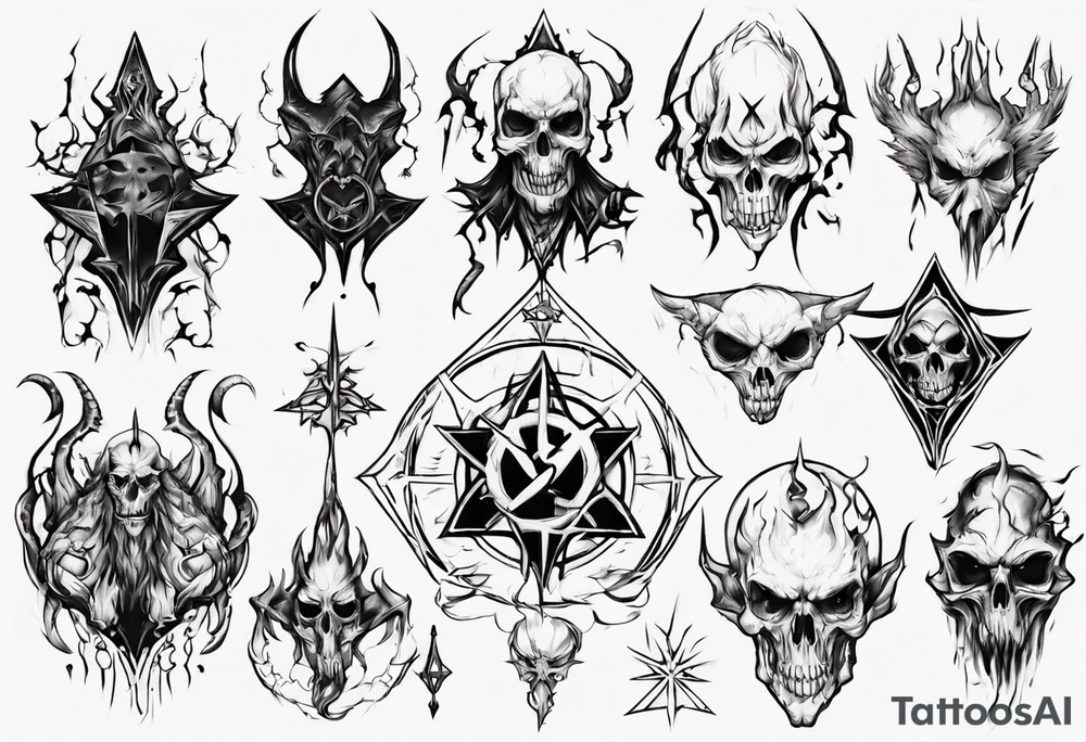 Warlock tattoo idea