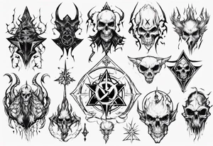 Warlock tattoo idea
