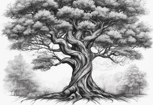 Family tree tattoo idea