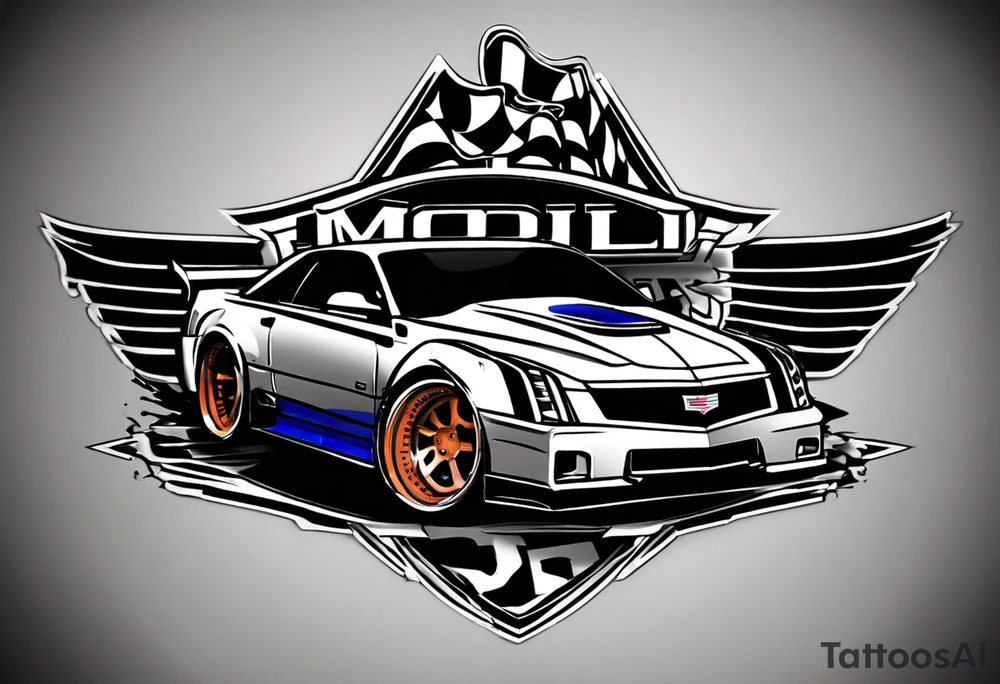 I’d like to have a half sleeve. Something race car related with a speedometer, modern race car(Cadillac Blackwing if possible), racing flag, turbo and maybe even a track. Not all of this is required but throwing out ideas. I would like Mobil 1 and the Blackwing logo to be included in design. tattoo idea