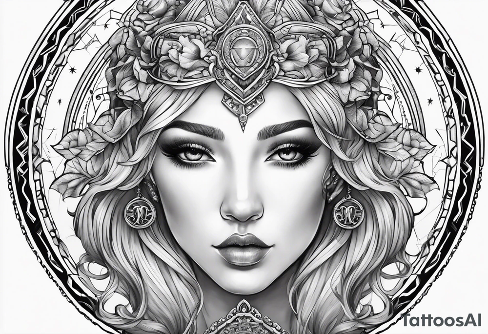 Gemini zodiac tattoo idea