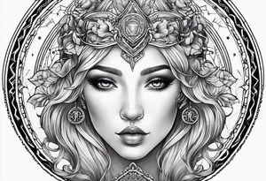 Gemini zodiac tattoo idea