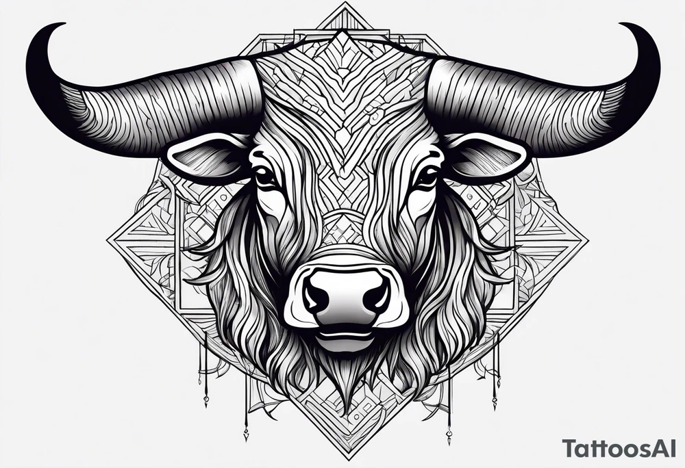 take the bull by its horns tattoo idea