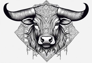 take the bull by its horns tattoo idea