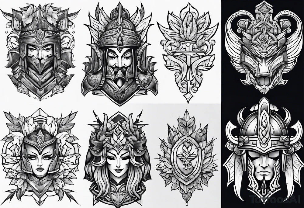 armor tattoo idea