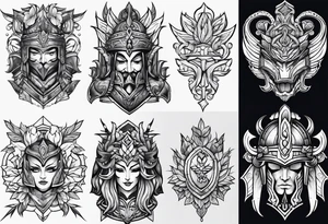 armor tattoo idea
