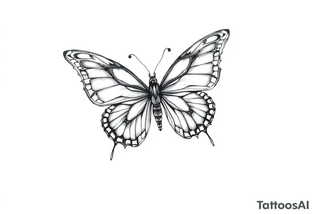 a butterfly tattoo idea